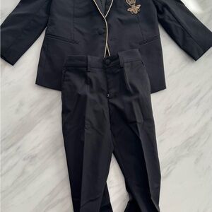 D&G Blazer and Pants Set with Gold Trim